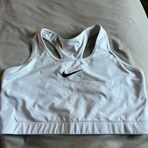 Nike Dri-Fit White Sports Bra Size 2XL